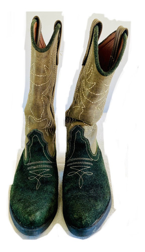 Botas Tejanas Lucy In The Sky Verde Oscuro Talle 37