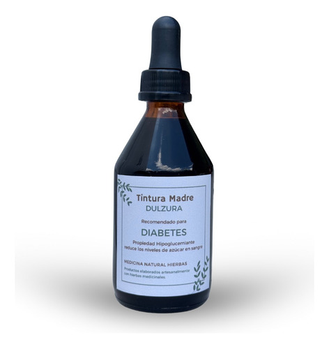 Antidiabético Natural. Tintura Madre Para Diabetes. 60ml.