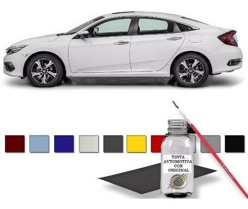 Retoque Automotivo Para Riscos Branco Estelar - Honda