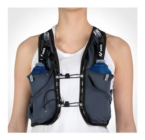 Imagen 4 de 6 de Chaleco Hidratación Weis Simer Vest 1 Lt/180 Grs Running