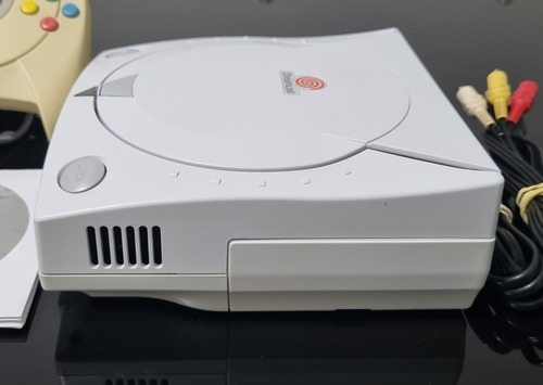 Console Sega Dreamcast Va1 Completo + 3 Jogos, Logo Vermelho. (Usado)