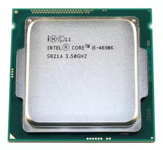 Processador gamer Intel Core i5-4690K BX80646I54690K de 4 núcleos e 3.9GHz de frequência com gráfica integrada