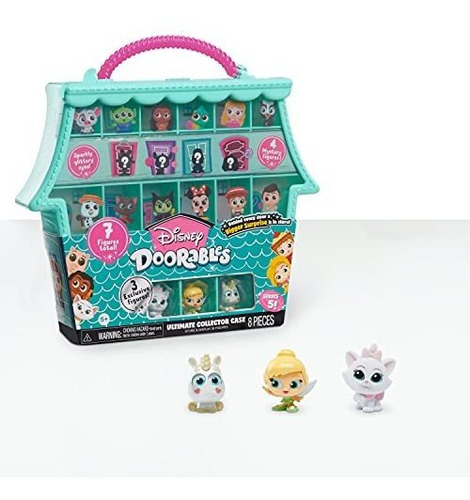 Disney Doorables Ultimate Collector Case, Incluye 3 Figuras 