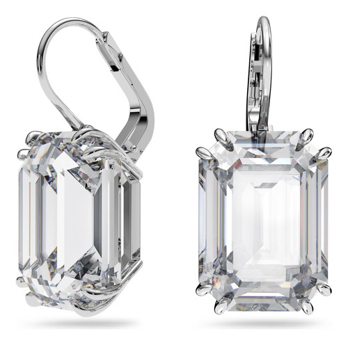 Pendientes Swarovski Millenia Drop Con Cristal Octagonal Tra