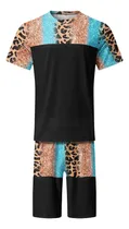 Comprar Conjunto Deportivo Verano Para Hombre Camiseta Pantalon 3d 2