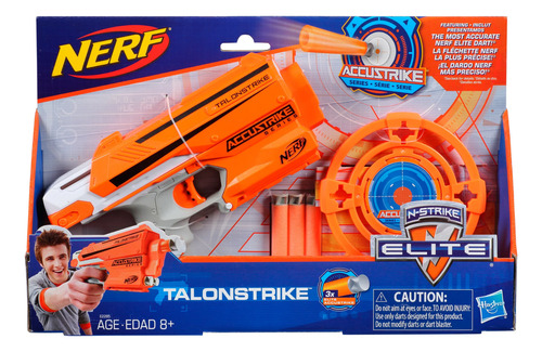 Kit Pistola Y Dardos Nerf N-strike Elite Accustrike Talonstr