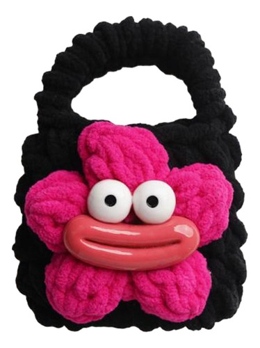 4 Funda Para Auriculares, Hecha A Mano, De Punto, Minibolso