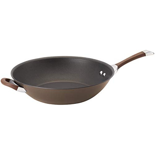 Simetría Anodizado Duro Antiadherente Salteados - Wok Pan Co