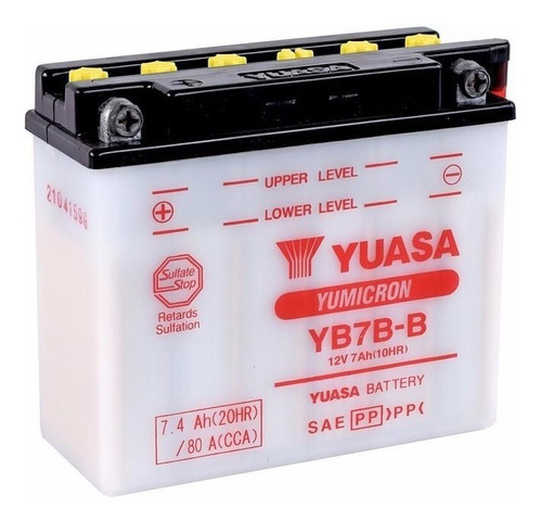 Bateria Para Motos Yuasa Yb7b-b 12v8ah Yamaha