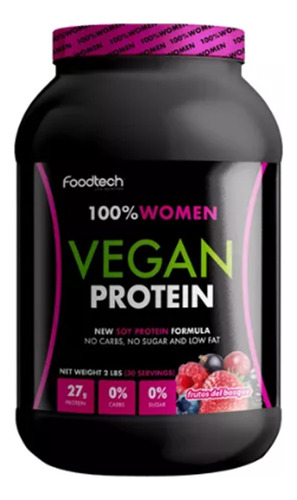 Proteina Mujer Vegana  No Sugar  Pote 2 Libras