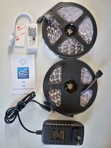 Kit Completo Tira Led Wifi 10 Metros 300 Led 5050 Rgb