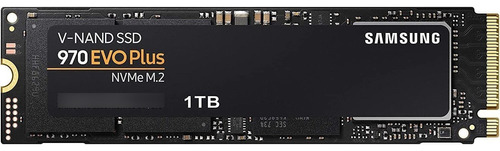 Disco sólido SSD interno Samsung 970 EVO Plus MZ-V7S1T0B/AM 1TB negro