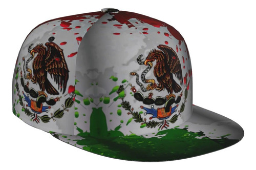 Bonito Sombrero Con Bandera De México, Gorra De Béisbol Con 