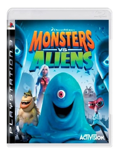 Jogo Americano Monsters Vs Aliens Dreamworks Para Ps3