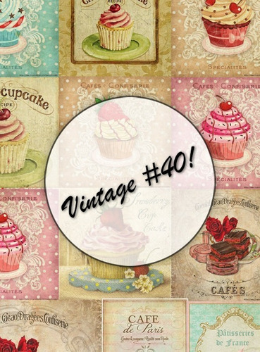 Imagen 3 de 10 de Láminas Vintage Decoupage Autoadhesivas A3 Ideal Fibrofacil
