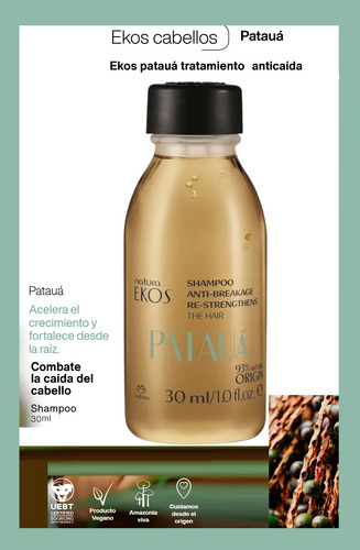 Shampoo Ekos Mini 30ml Natura Vegano