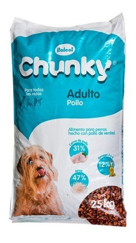 Chunky Perro Adulto 25 Kg-zonas Domicilio Gratutito