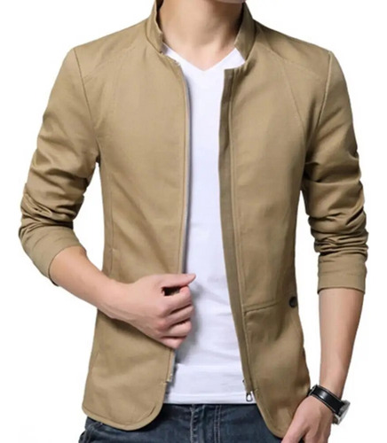 Chaqueta Casual Con Cierre De Cremallera St Blazer Para Homb