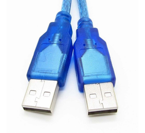 Cable Usb Tipo A Usb Macho - Macho Blindado 1mt Desoxigenado