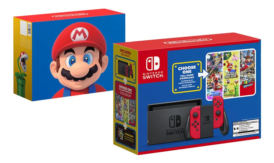 Nintendo Switch Mario Choose One Bundle