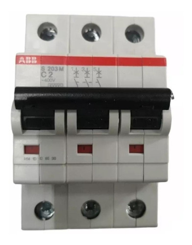 Mini Interruptor Abb 3 Polos S203mc2 240vac- 440vac 2amp