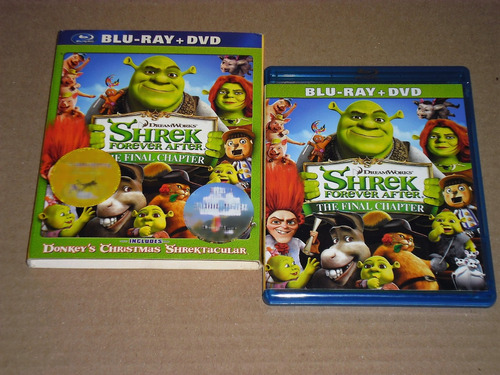 Shrek 4 Forever After Por Siempre Bluray + Dvd Slipcase