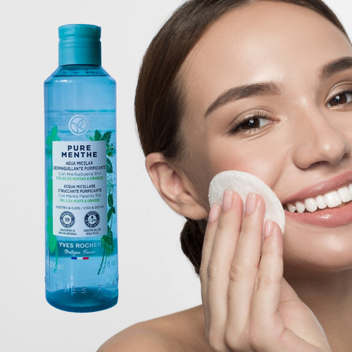 Agua Micelar Desmaquillante Yves Rocher Pure Menthe