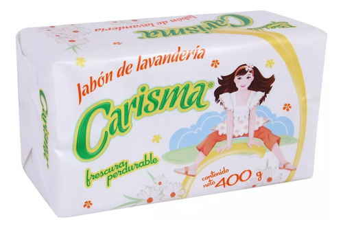 4 Pzas Jabón De Lavandería Carisma En Barra 400 G