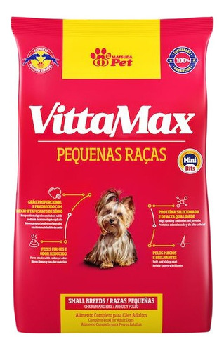 Ração Para Cachorro Premium Vittamax Pequenas Raças1kg