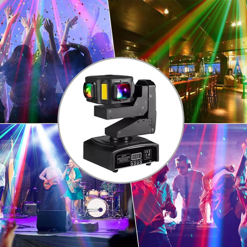 Luz De Cabeza Móvil Led, Rotación De 3 Ejes Xyz, Control Dmx