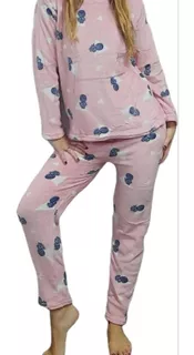 Pijama Peluche Mujer Polar Super Soft Terrenal Importado