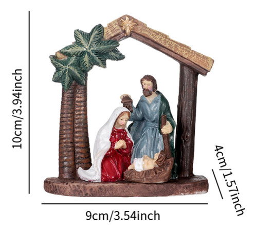 Figura De La Escena De Decoración Del 9x4x10 Cm Estilo A