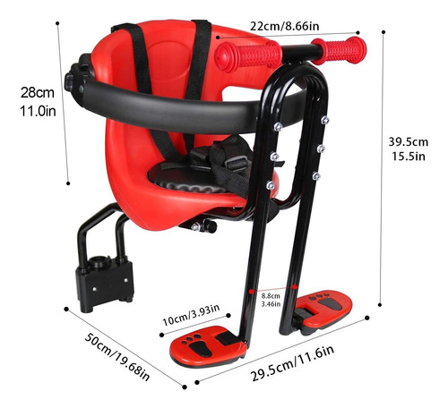 Asiento De Bicicleta Para Bebés Innolife - Asiento Para Bici