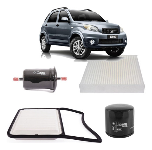 Kit De Filtros Mantencion Daihatsu Terios 1.5 ( 2007-2014 )