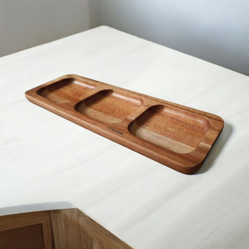 Bandeja De Madera Para Aperitivos 30cm Fontina® Premium