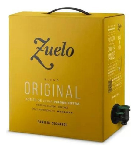 Aceite Zuelo Original Bag Box 5lts X 2 Extra Virgen Zuccardi