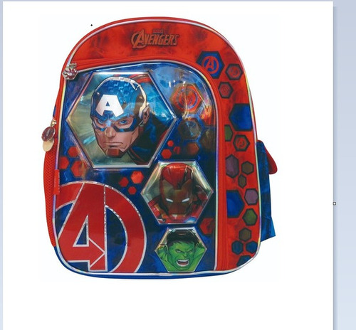 Mochila Escolar Cresko- Avengers- Varon- 16 - Espalda