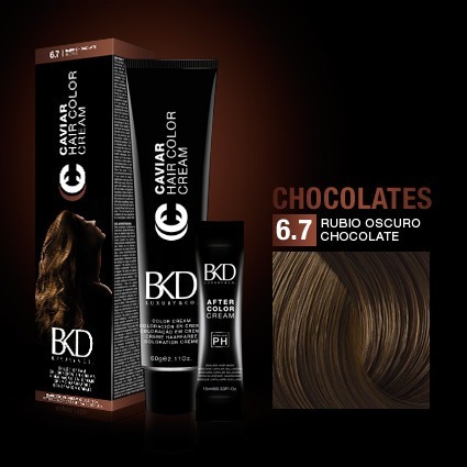 Bkd Hair Color Cream - 6.7 Rubio Oscuro Chocolate + Rev. 20v