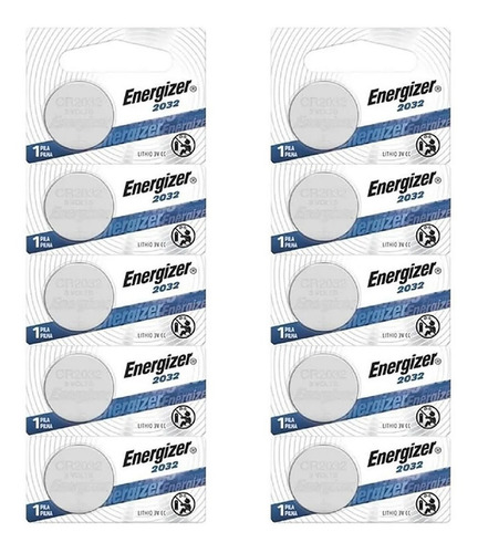 Pilas Energizer Cr2032 Botón Pack X10