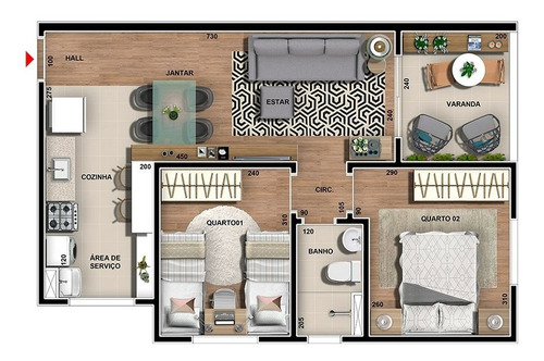 Imagem 7 de 20 de Apartamento À Venda, 2 Quartos, 1 Vaga, São Damião - Vespasiano/mg - 3105
