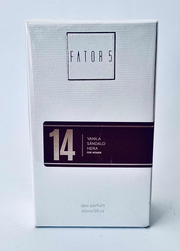 Perfume Feminino Fator 5 Nº14 60ml Volume da unidade 60 mL