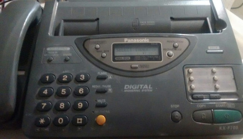 Telefono Fax Panasonic Kx F 100 Con Transformador