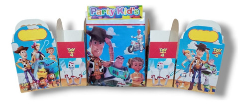 Toy Story Cajas Dulceras + Mantel Art De Fiesta 30 Niños 