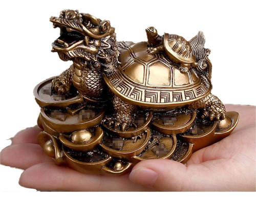 Feng Shui Dragon Tortuga Riqueza Suerte