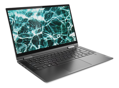 Notebook Lenovo Yoga C740-14IML  iron gray táctil 14", Intel Core i5 10210U  12GB de RAM 256GB SSD, Intel UHD Graphics 1920x1080px Windows 10 Home