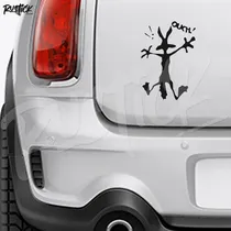 Comprar Calco Sticker Ploteo Coyote Caricatura Cartoon Tuning 20cm
