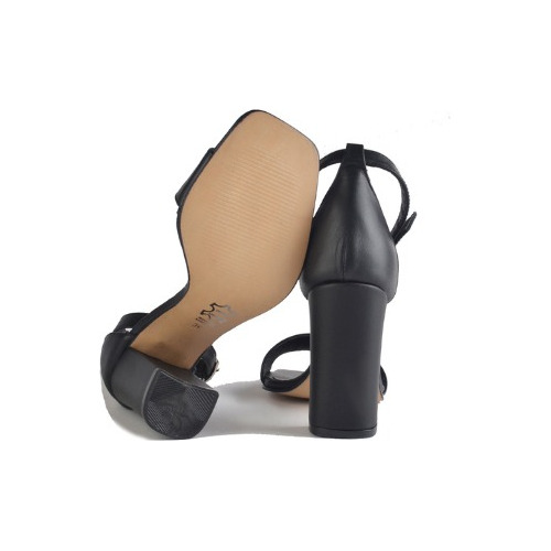 Sandalias Cuero Glitter Mujer - Lester - Ferraro