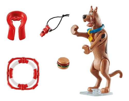 Playmobil - Scooby Doo Figura Salva Vidas - 15 Peças 70713