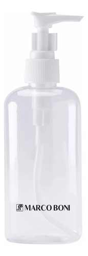 Porta Shampoo 240ml Válvula Pump - Ideal Para Mala De Viagem