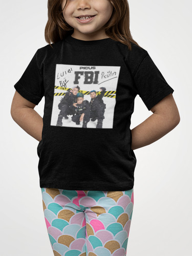 Playera Picus Fbi Música Piculines Reggaetón Juvenil Flow
